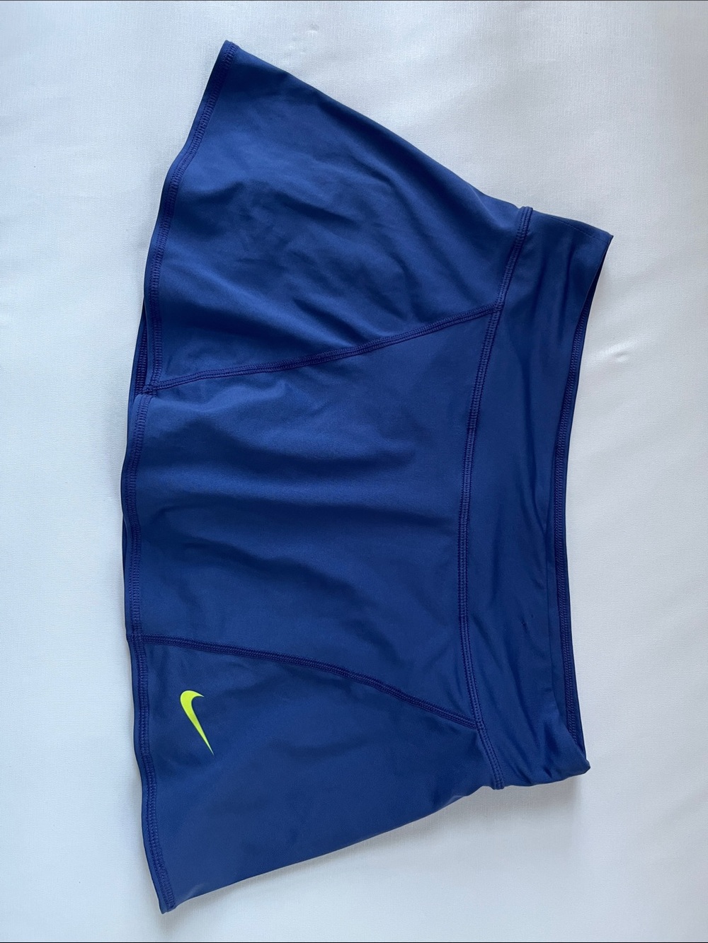 Nike Tennis Skort in Royal Blue with Neon Swoosh